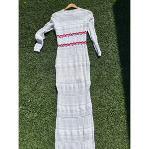 Saylor Pointelle Knit Dress size small